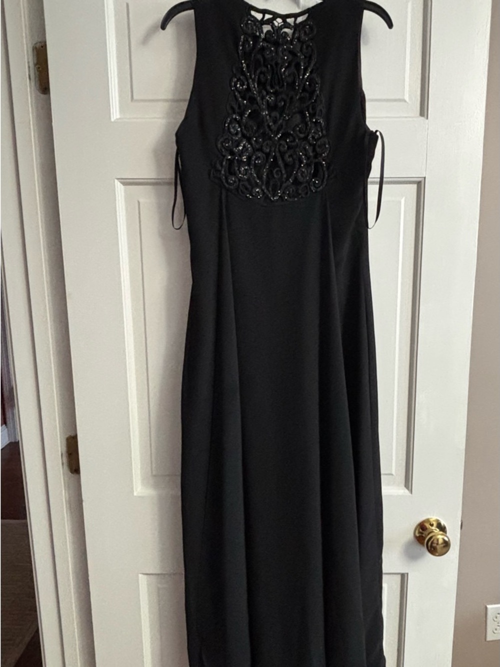 Scott McClintock Black Beaded Bodice Evening/prom Dress